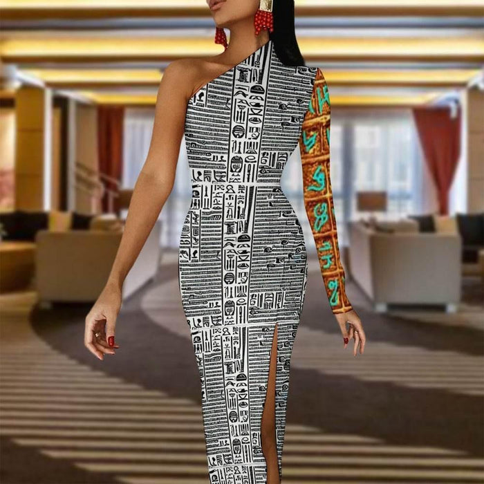 OP LADY Half Sleeve Slit Dress - OPM Clothing