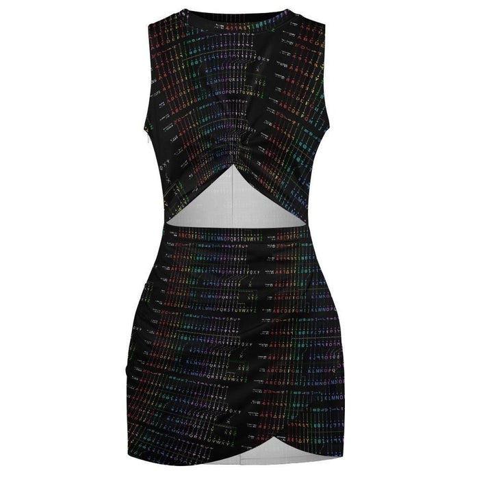 OP LADY Navel-Baring Cross-Fit Hip Skirt - OPM Clothing