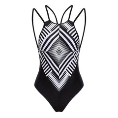 OP LADY One Piece Padded Bra Bikini Women Swimsuit Bandage Push up Swimwear Bathing Suit-in Body Suits - OPM Clothing