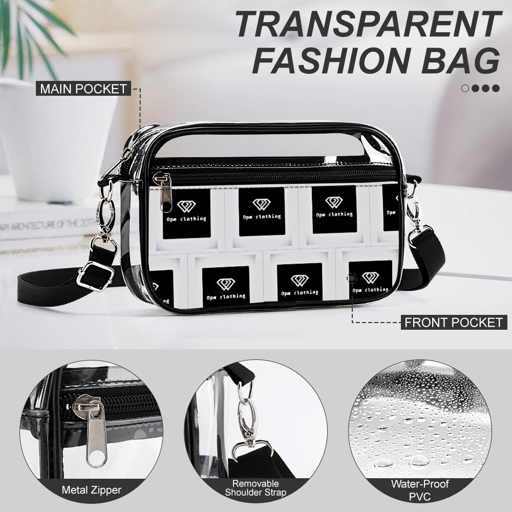 OPM BLACK INIGNIA Transparent satchel set Two piece  2024 New