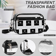 OPM BLACK INIGNIA Transparent satchel set Two piece 2024 New - OPM Clothing