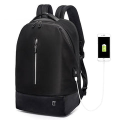 OPM New Men's Wear-Resistant Oxford Charging Backpack Casual Multi-Compartment Waterproof Backpack Computer Backpack - OPM Clothing