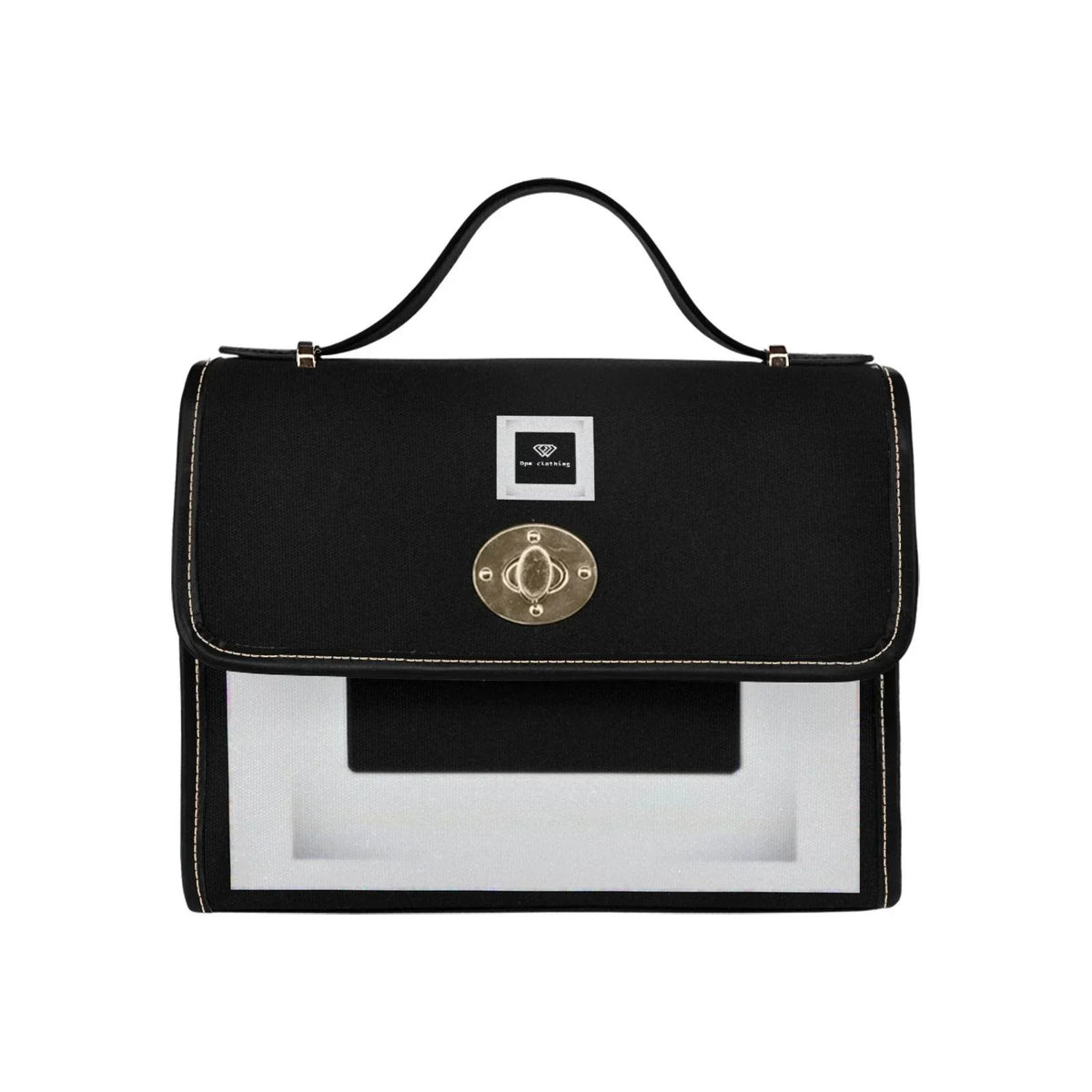 OPM BLACK INSIGNIA Lock bag (black shoulder strap, black edging) - OPM Clothing