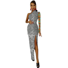 OP LADY Half Sleeve Slit Dress - OPM Clothing