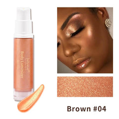 New OP LADY Full-Body Beach Sexy Highlighter Lotion Brightening Skin And Brightening Highlighter Liquid Milk Body Highlighter - OPM Clothing