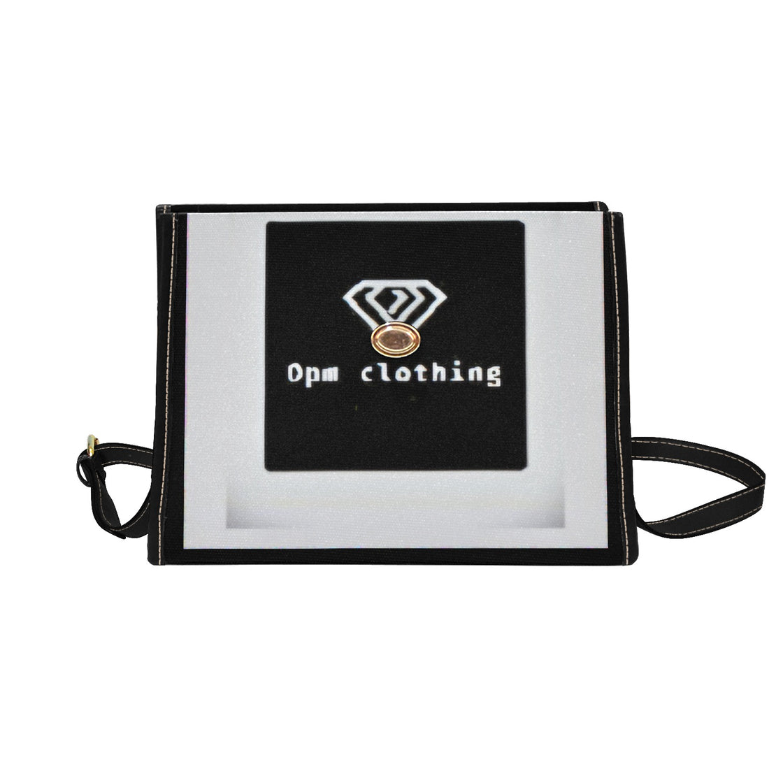 OPM BLACK INSIGNIA Lock bag (black shoulder strap, black edging)