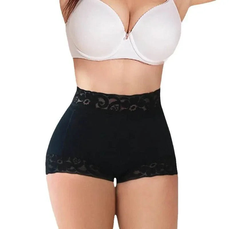 OP LADY Abdominal tightening, waist lifting, buttocks lifting pants, lace beautiful body lifting, buttocks lifting pants, body shaping, - OPM Clothing