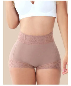 OP LADY Abdominal tightening, waist lifting, buttocks lifting pants, lace beautiful body lifting, buttocks lifting pants, body shaping, - OPM Clothing