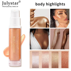 New OP LADY Full-Body Beach Sexy Highlighter Lotion Brightening Skin And Brightening Highlighter Liquid Milk Body Highlighter - OPM Clothing