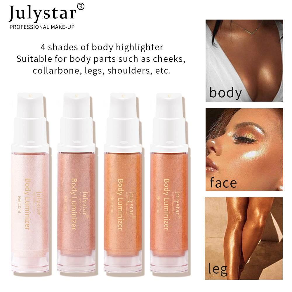New OP LADY Full-Body Beach Sexy Highlighter Lotion Brightening Skin And Brightening Highlighter Liquid Milk Body Highlighter - OPM Clothing
