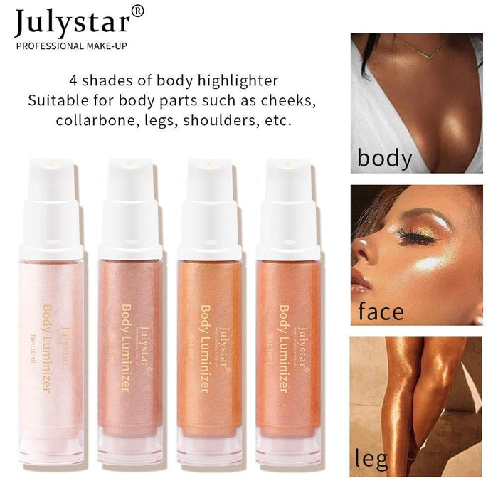 New OP LADY Full-Body Beach Sexy Highlighter Lotion Brightening Skin And Brightening Highlighter Liquid Milk Body Highlighter - OPM Clothing