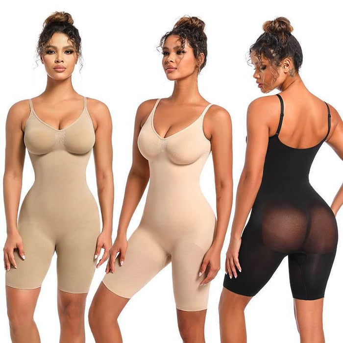 OP LADY Body shaping clothing with abdominal lifting and hip shaping, seamless one-piece body shaping underwear from Europe and America - OPM Clothing