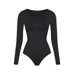 OP LADY Bodysuit Body Hugging Body Lifting Body Shaping Women's Bodysuit Long Sleeve Body Slimming Cloth Body Shaping - OPM Clothing