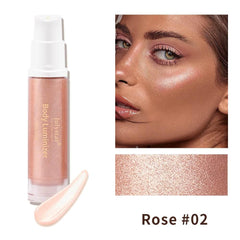 New OP LADY Full-Body Beach Sexy Highlighter Lotion Brightening Skin And Brightening Highlighter Liquid Milk Body Highlighter - OPM Clothing