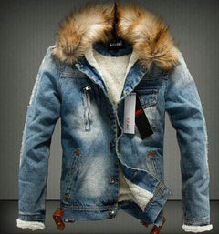 OPM Men Thick Style Jeans Jacket Coat - OPM Clothing