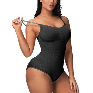 OP LADY Seamless One Piece Body Shaper Women's Belly-Lifting Hip Shaping Underwear Elastic Slimming Body Corset