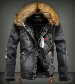 OPM Men Thick Style Jeans Jacket Coat - OPM Clothing