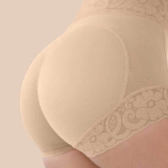 OP LADY Abdominal tightening, waist lifting, buttocks lifting pants, lace beautiful body lifting, buttocks lifting pants, body shaping, - OPM Clothing