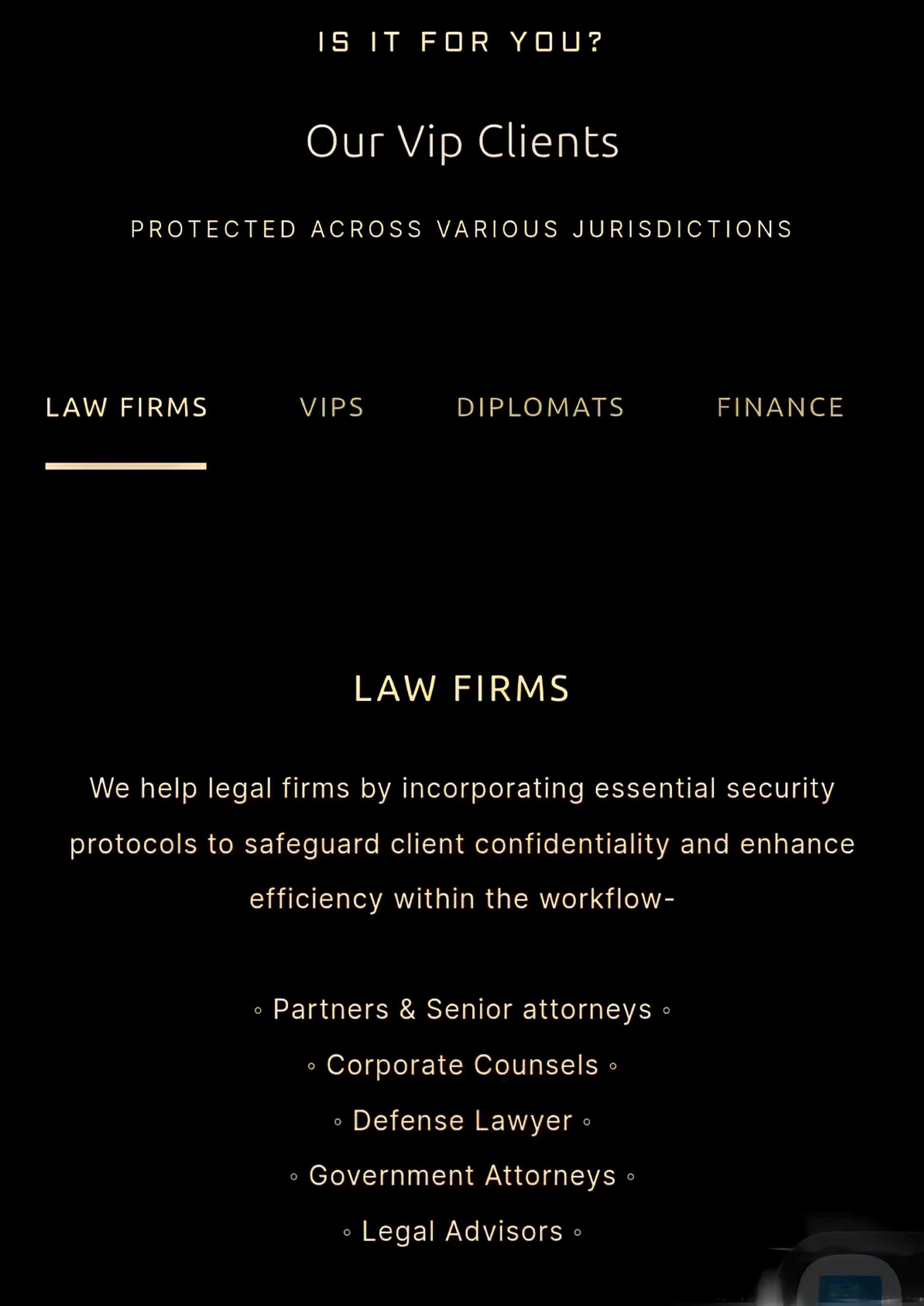 OPM.NET Private Communication Services for Law Firms, VIPs, Diplomats, and Finance Executives - Secure Jurisdictional Protection.