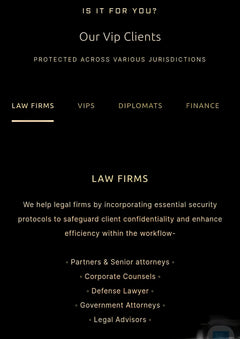 OPM.NET Private Communication Services for Law Firms, VIPs, Diplomats, and Finance Executives - Secure Jurisdictional Protection.
