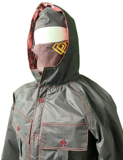 Obsidian heat-reactive jacket changing colour, technical streetwear jacket with YKK zips, OPM Clothing outerwear.