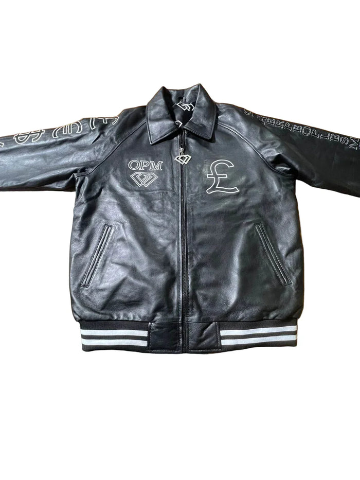 OPM full leather Pound Bomber Exclusive 1of1 - OPM Clothing
