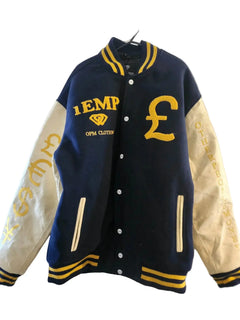 OPM MONEY MAKER Varsity Jacket (Limited Edition Part Leather) - OPM Clothing