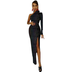 OPM History Half Sleeve Slit Dress - OPM Clothing