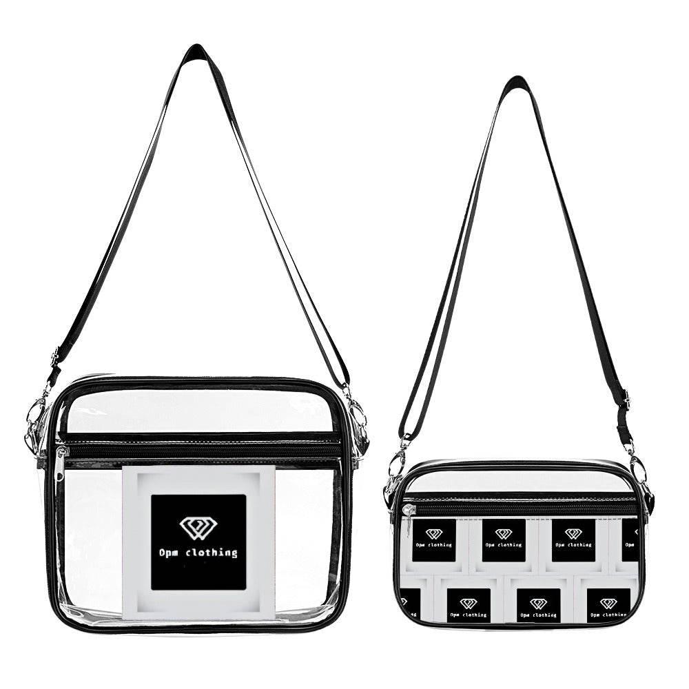 OPM BLACK INIGNIA Transparent satchel set Two piece 2024 New - OPM Clothing