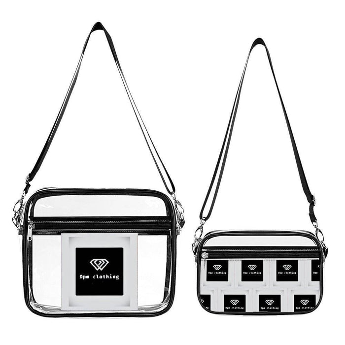 OPM BLACK INIGNIA Transparent satchel set Two piece 2024 New - OPM Clothing