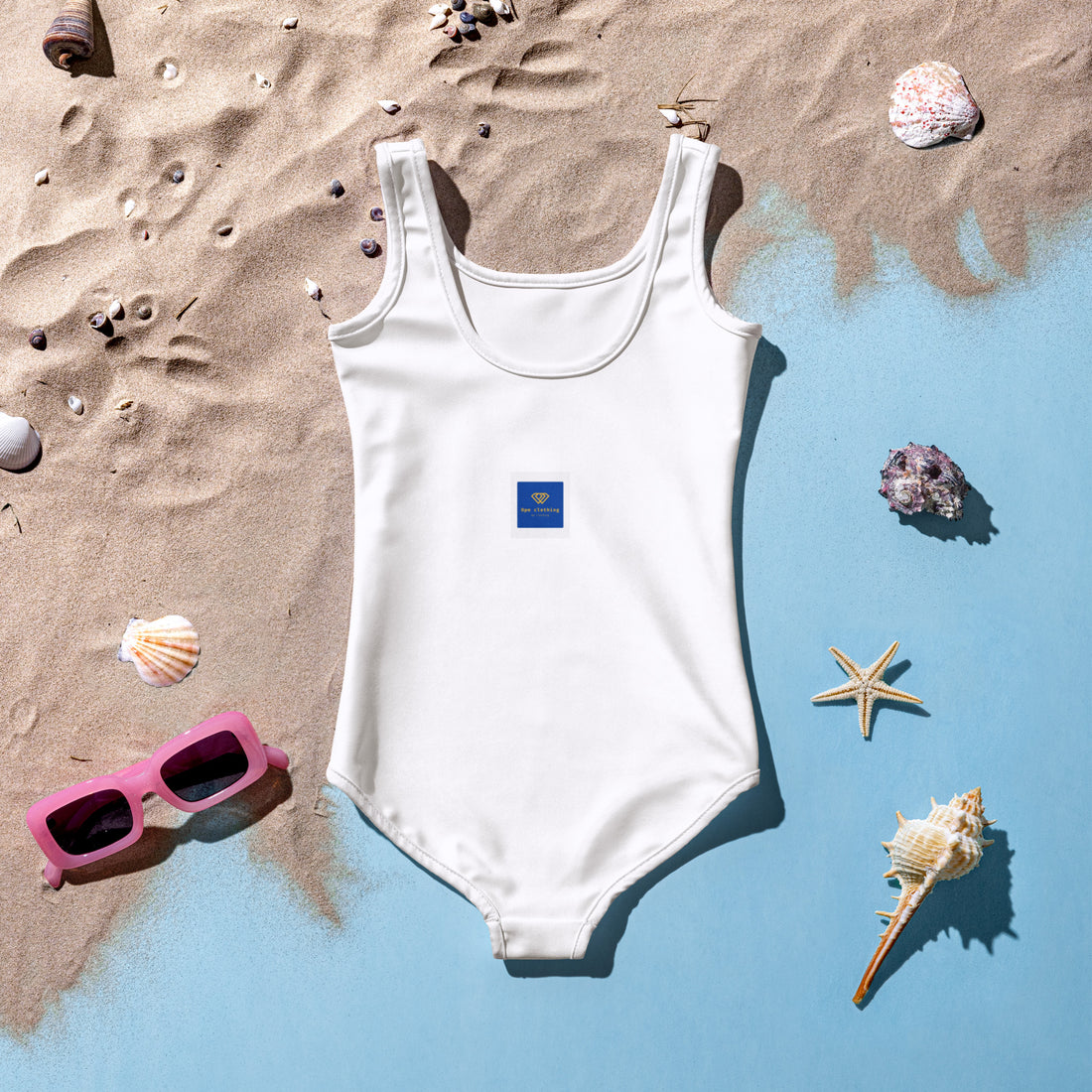 OP BABY OPM GRAFF Print Kids Swimsuit-OPM Clothing