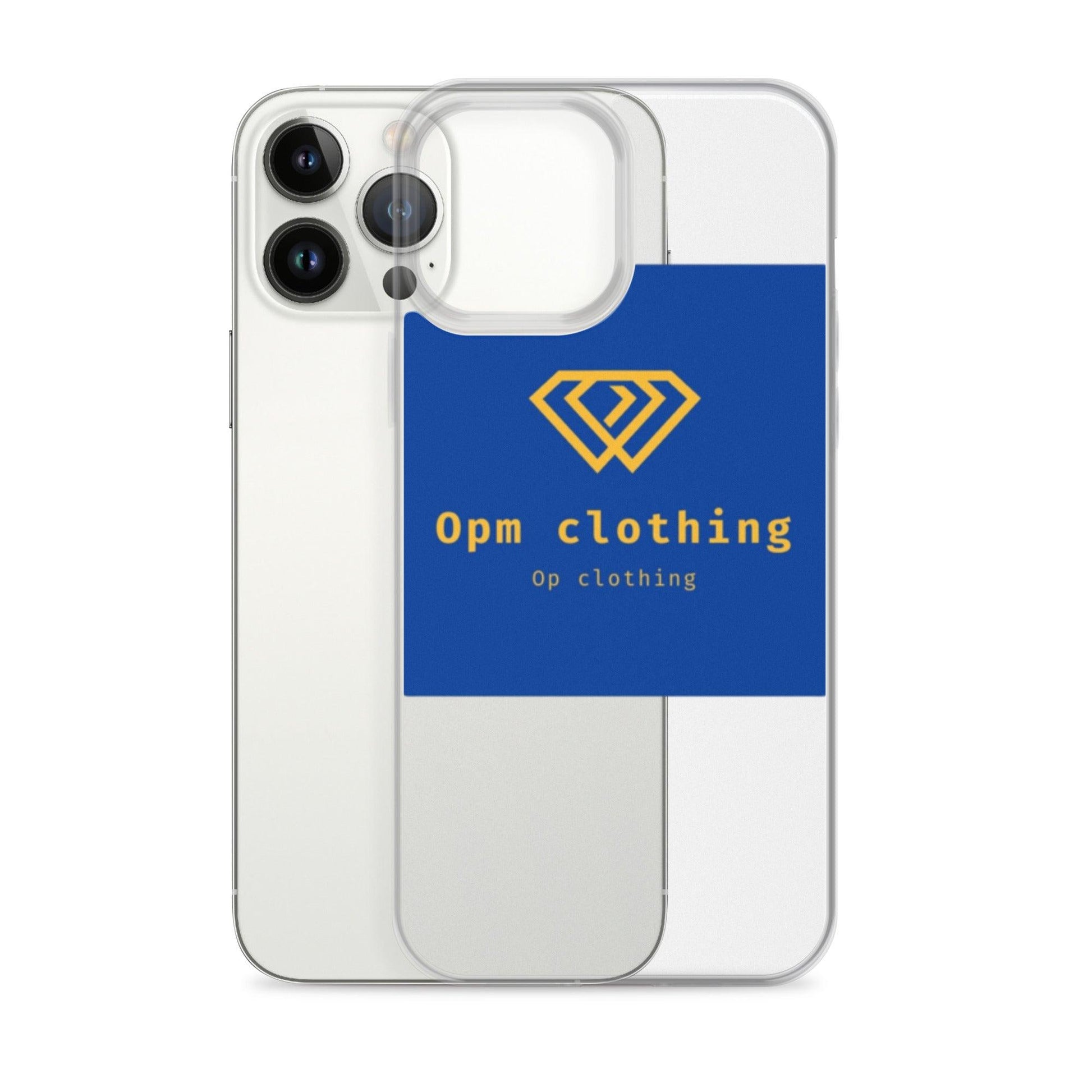 Clear opm Case for iPhone® - OPM Clothing