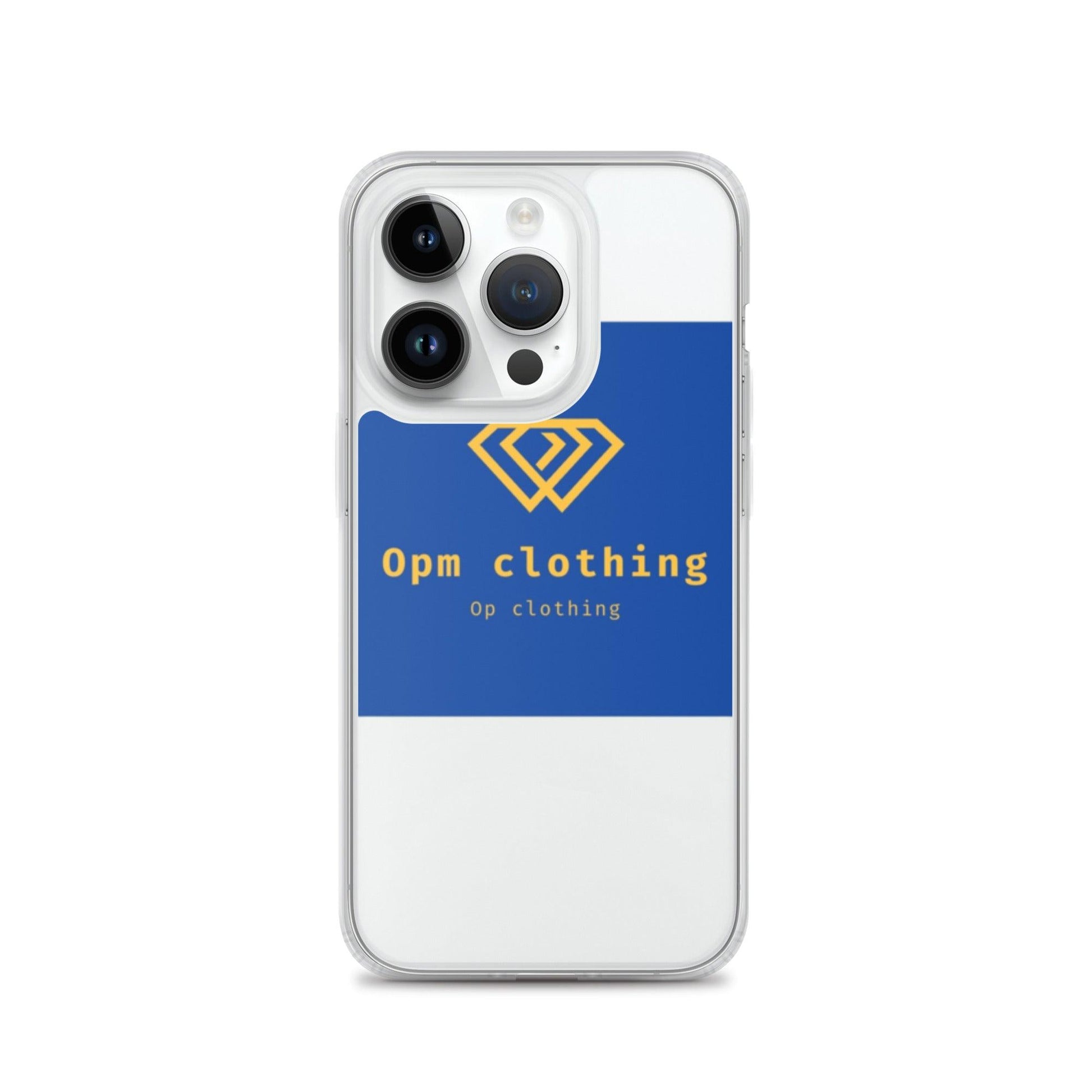 Clear opm Case for iPhone® - OPM Clothing