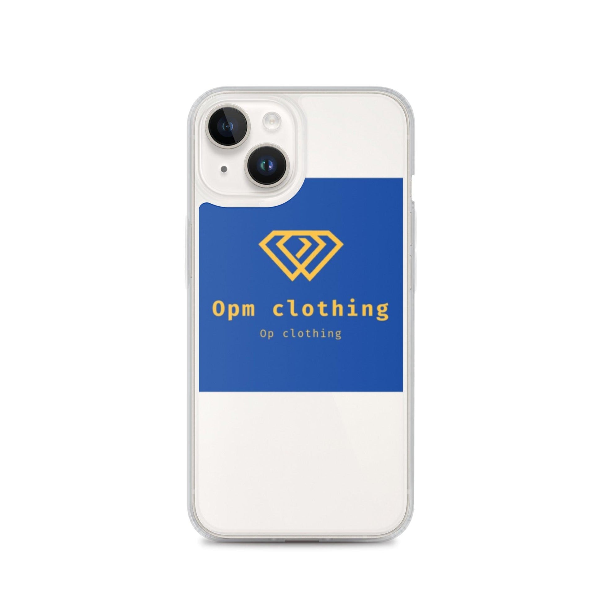 Clear opm Case for iPhone® - OPM Clothing