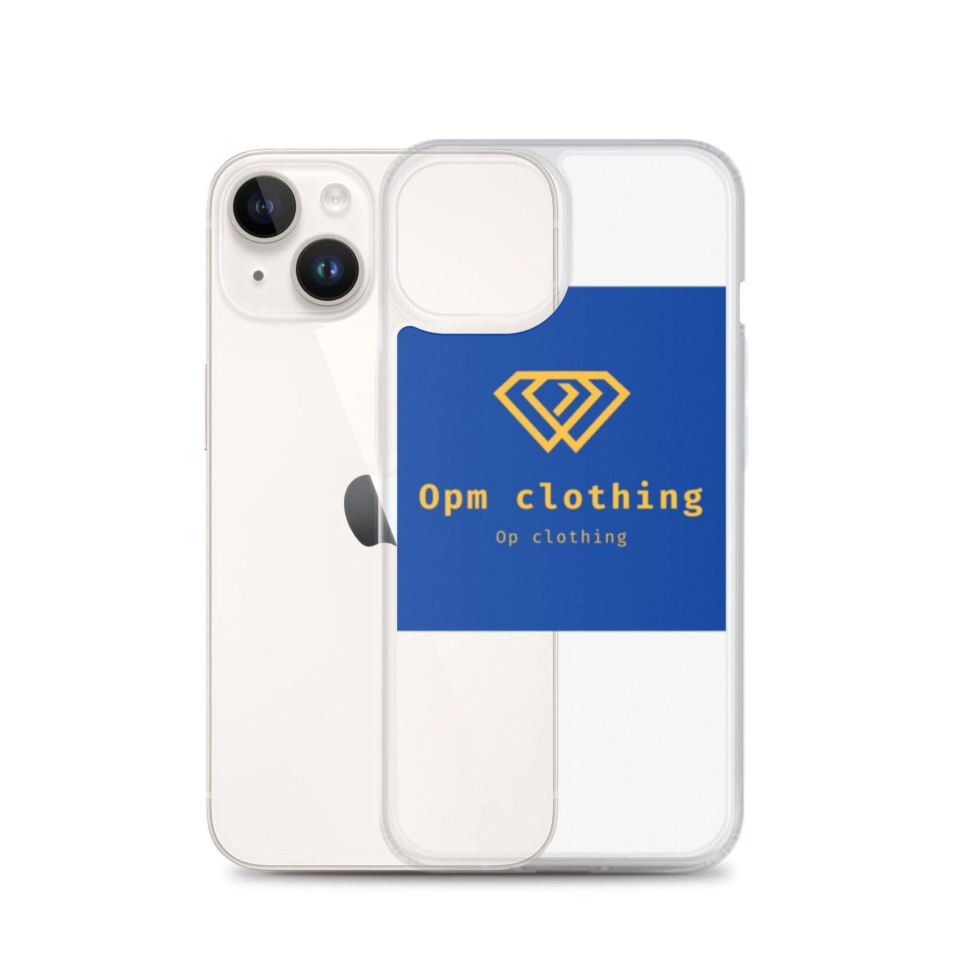 Clear opm Case for iPhone® - OPM Clothing