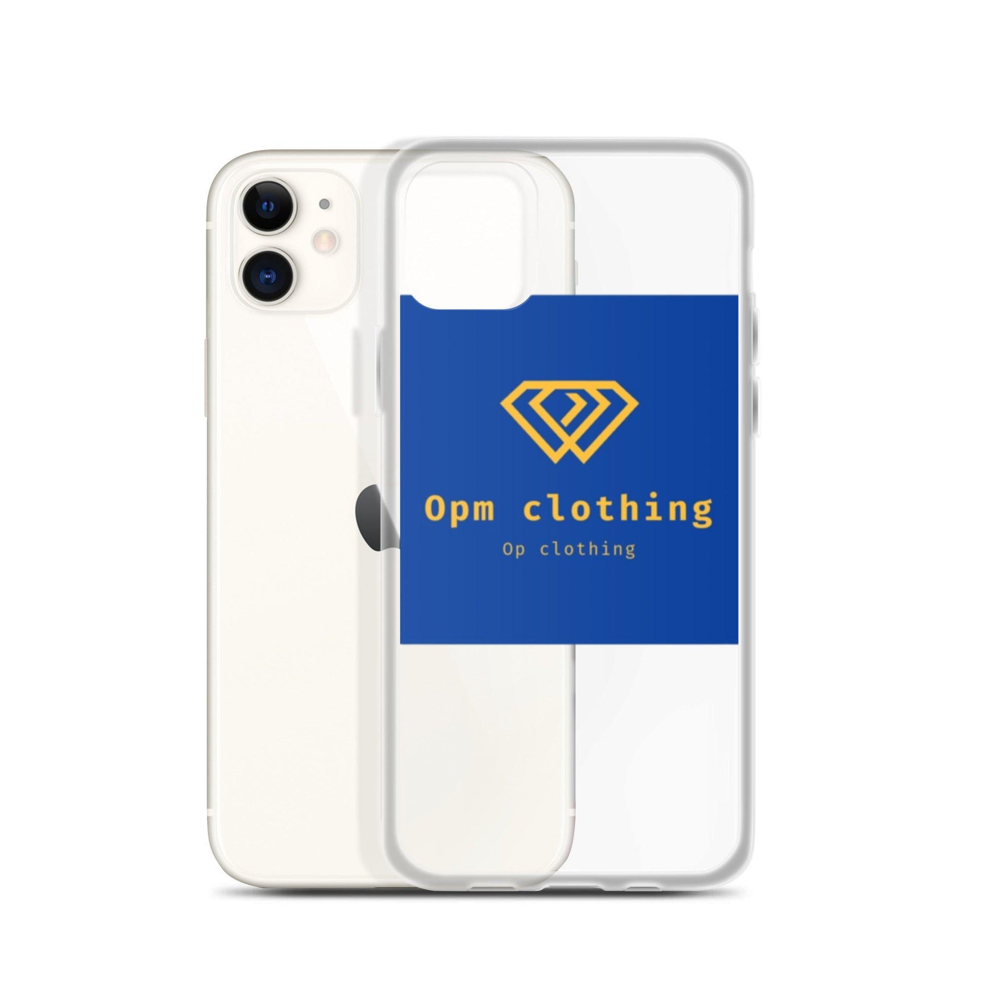 Clear opm Case for iPhone® - OPM Clothing