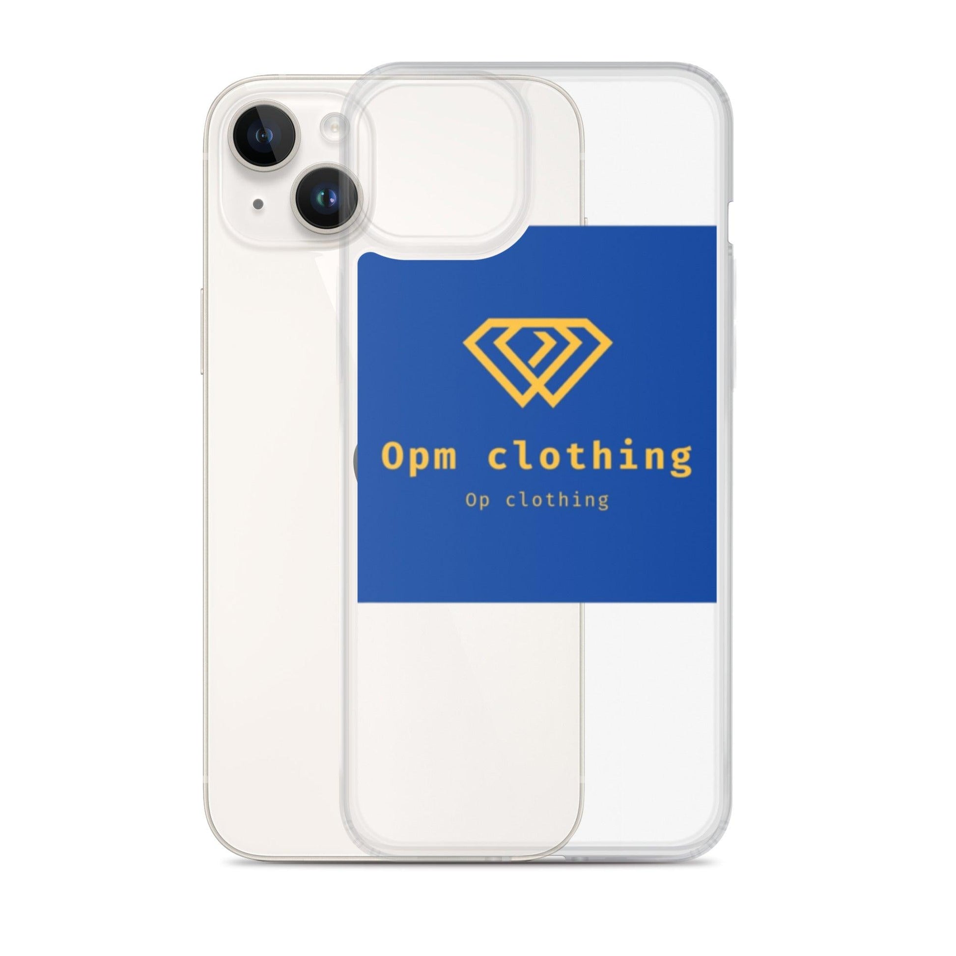 Clear opm Case for iPhone® - OPM Clothing