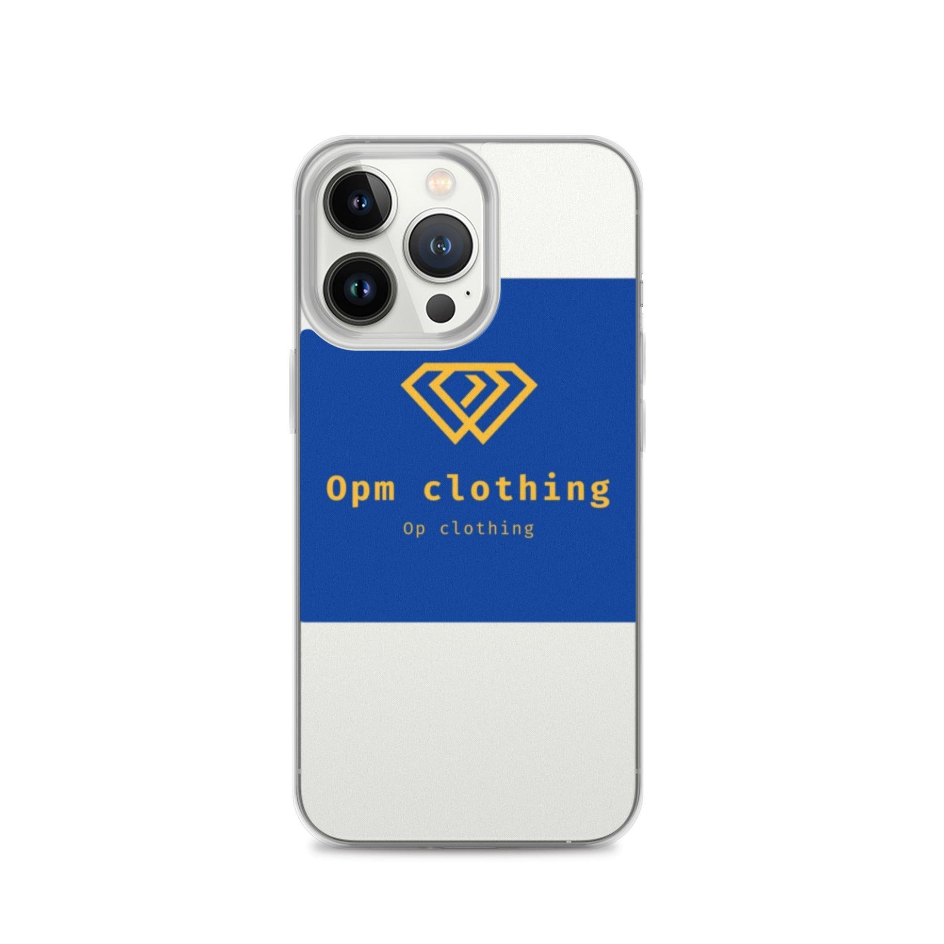 Clear opm Case for iPhone® - OPM Clothing