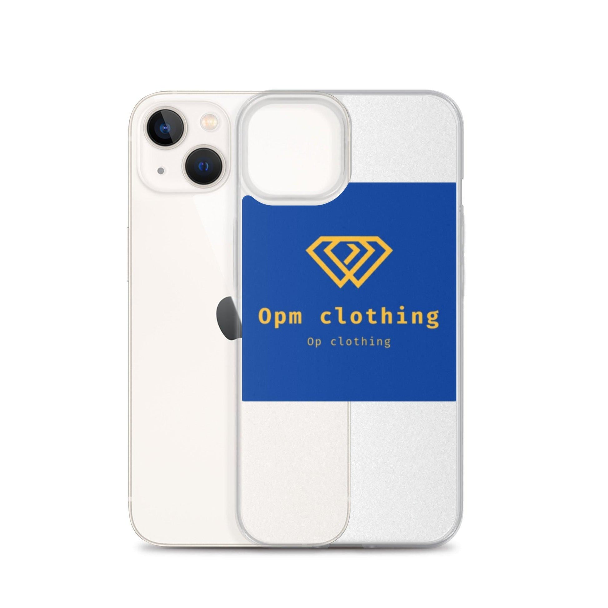 Clear opm Case for iPhone® - OPM Clothing