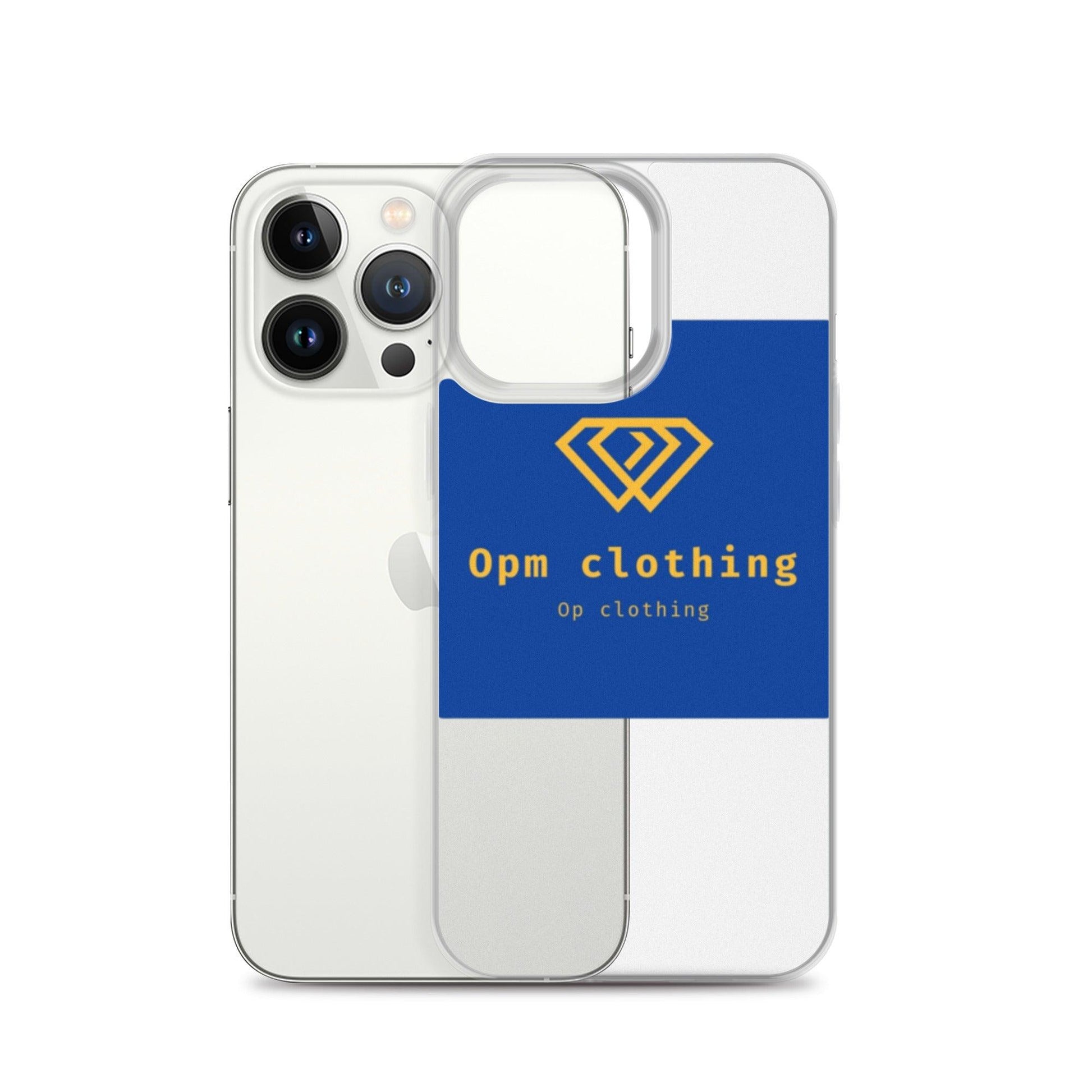 Clear opm Case for iPhone® - OPM Clothing