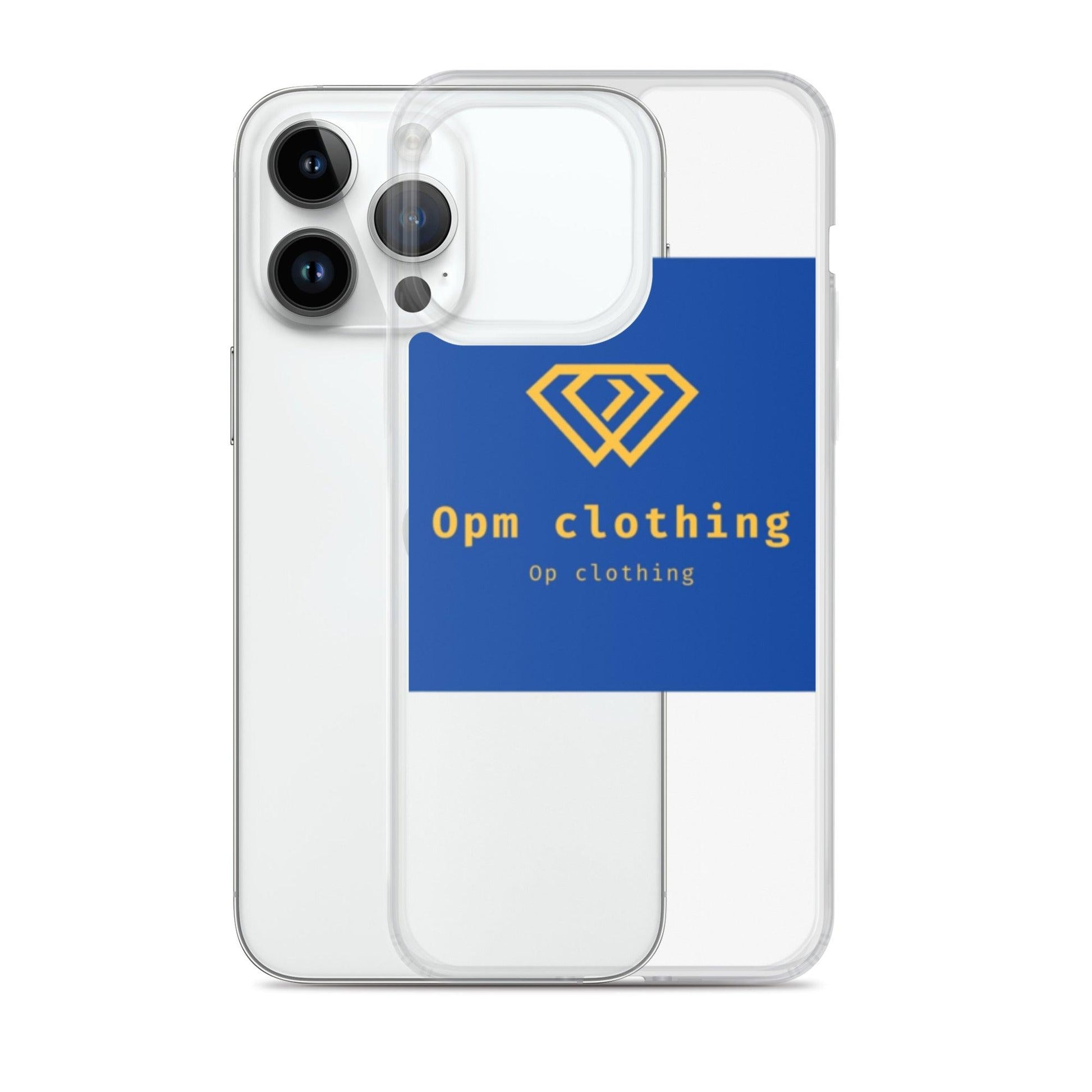 Clear opm Case for iPhone® - OPM Clothing