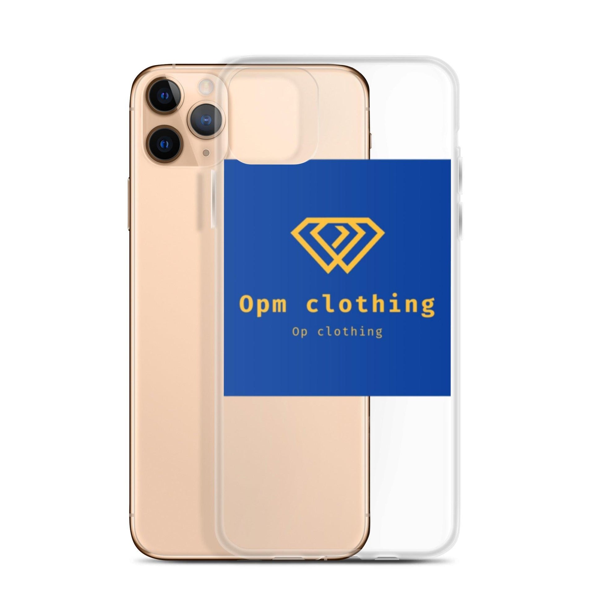 Clear opm Case for iPhone® - OPM Clothing