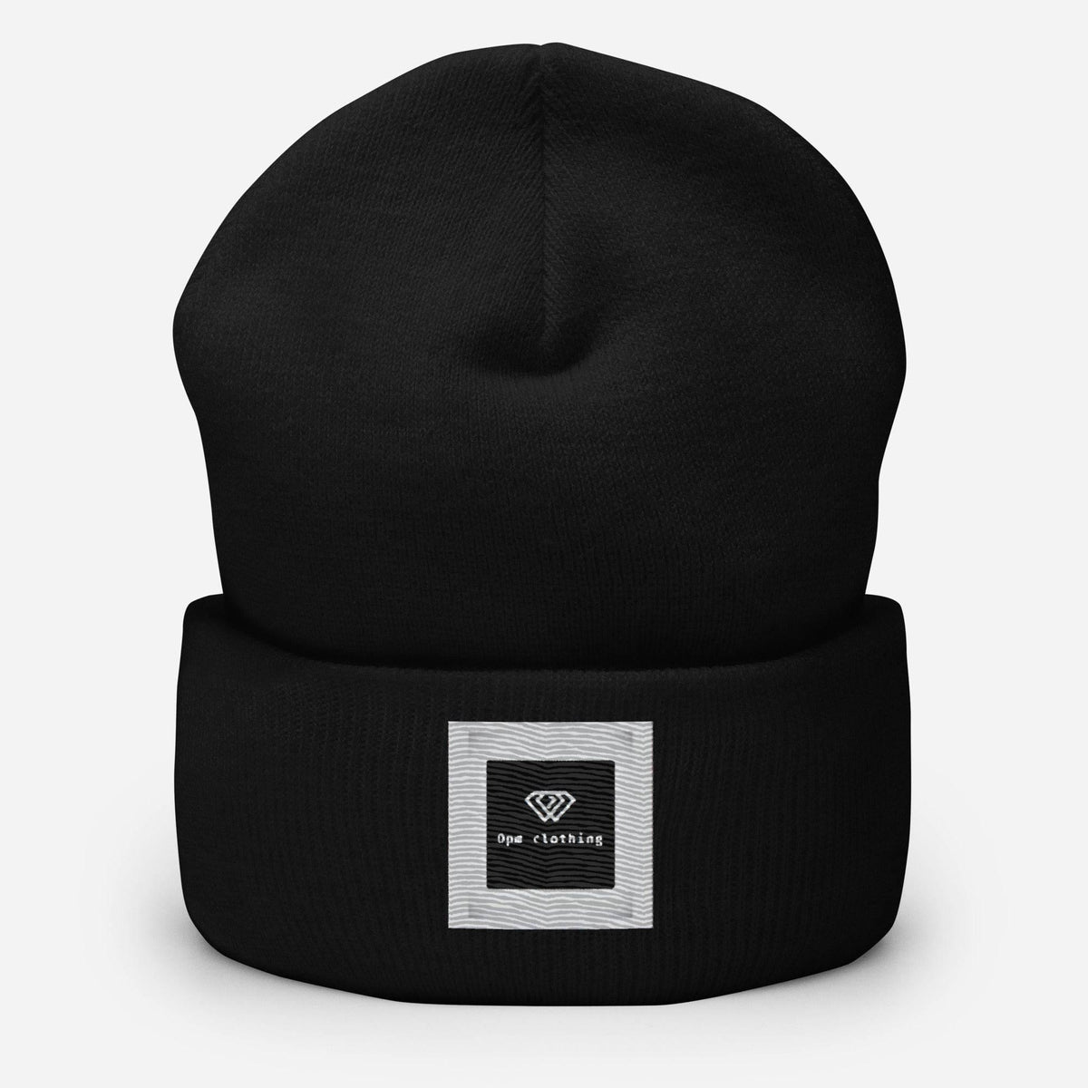 OPM BLACK INSIGNIA Cuffed Beanie - OPM Clothing