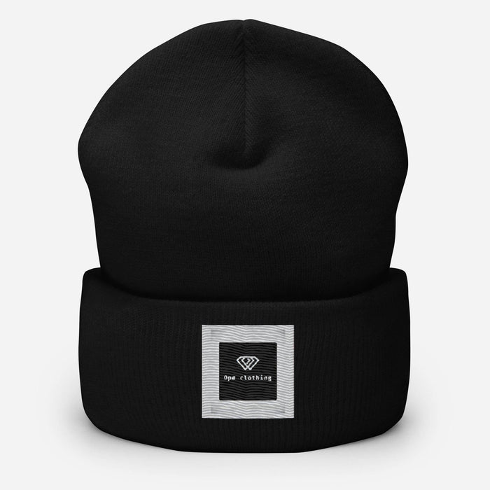 OPM BLACK INSIGNIA Cuffed Beanie - OPM Clothing