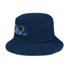 OPM GRAFF PRINT Denim bucket hat - OPM Clothing