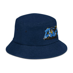OPM GRAFF PRINT Denim bucket hat - OPM Clothing