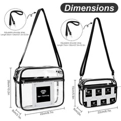OPM BLACK INIGNIA Transparent satchel set Two piece 2024 New - OPM Clothing