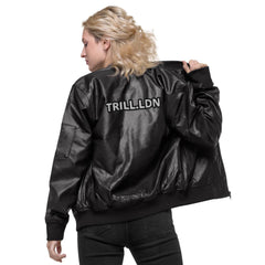 TRILL.LDN Leather Bomber Jacket - OPM Clothing