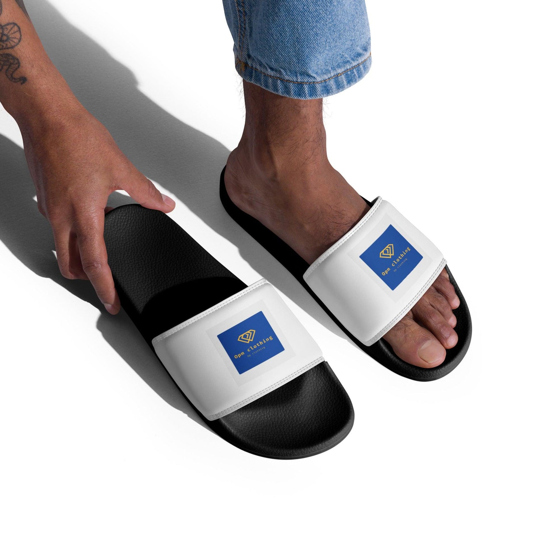 Men’s Opm insignia slides - OPM Clothing