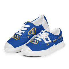 Opm insignia lace-up canvas shoes - OPM Clothing